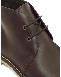 Chukka in pelle marrone scuro di Frank Wright