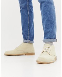 Chukka in pelle scamosciata beige di Selected Homme