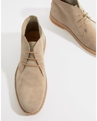 Chukka in pelle scamosciata beige di Selected Homme