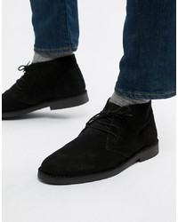 Chukka in pelle scamosciata nere di Selected Homme