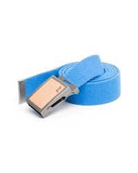 Cintura di tela azzurra