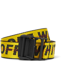 Cintura di tela gialla di Off-White