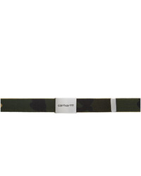 Cintura di tela mimetica verde oliva di CARHARTT WORK IN PROGRESS