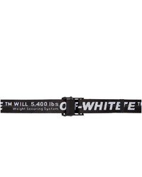 Cintura di tela nera e bianca