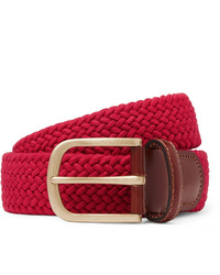 Cintura di tela rossa di Anderson & Sheppard