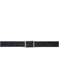 Cintura di tela scozzese nera di Burberry