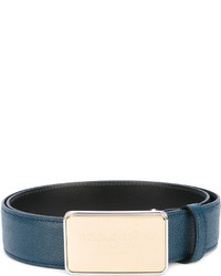 Cintura in pelle blu scuro di Dolce & Gabbana