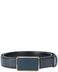 Cintura in pelle blu di Dolce & Gabbana