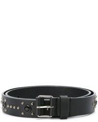 Cintura in pelle con borchie nera di Givenchy