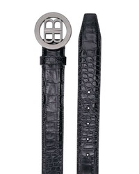 Cintura in pelle decorata nera di Balenciaga
