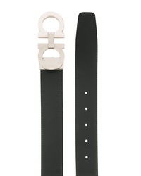 Cintura in pelle decorata nera di Salvatore Ferragamo