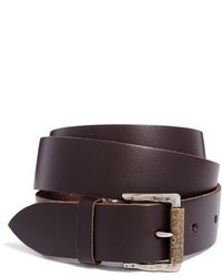 Cintura in pelle marrone scuro di Black & Brown