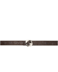 Cintura in pelle marrone scuro di Givenchy