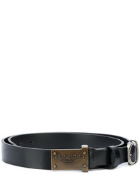 Cintura in pelle nera di Dolce & Gabbana