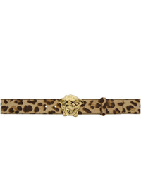Cintura leopardata marrone chiaro