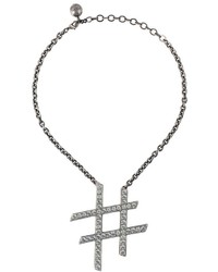 Collana decorata argento di Lanvin