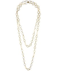 Collana decorata dorata di Chanel