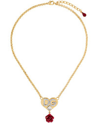 Collana decorata dorata di Dolce & Gabbana