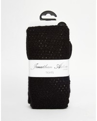 Collant di lana nero di Jonathan Aston