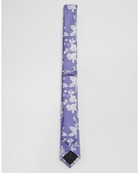 Cravatta a fiori azzurra di Asos