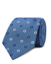 Cravatta a fiori blu di Turnbull & Asser