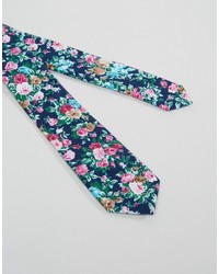Cravatta a fiori foglia di tè di Asos