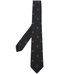 Cravatta a fiori nera di Givenchy