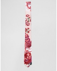 Cravatta a fiori rosa di Asos