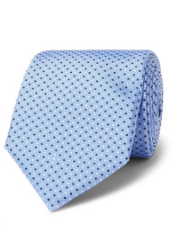 Cravatta a pois azzurra di Hugo Boss