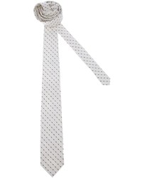 Cravatta a pois bianca e nera di Dolce & Gabbana