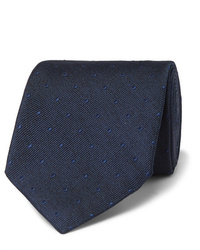 Cravatta a pois blu scuro di Tom Ford