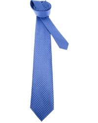 Cravatta a pois blu di Brioni