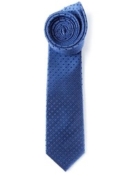 Cravatta a pois blu di Lanvin