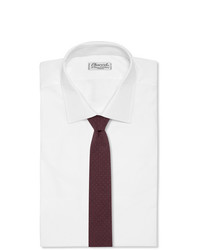 Cravatta a pois bordeaux di Brunello Cucinelli