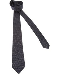 Cravatta a pois grigio scuro di Dolce & Gabbana