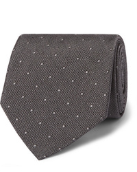 Cravatta a pois grigio scuro di Tom Ford