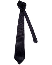 Cravatta a pois nera e bianca di Dolce & Gabbana
