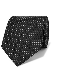 Cravatta a pois nera e bianca di Tom Ford