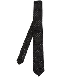 Cravatta a pois nera di Dolce & Gabbana