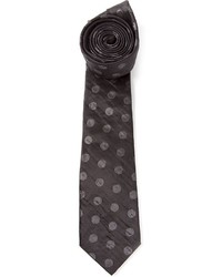 Cravatta a pois nera di Lanvin