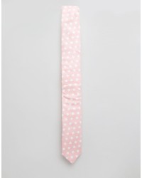Cravatta a pois rosa di Asos