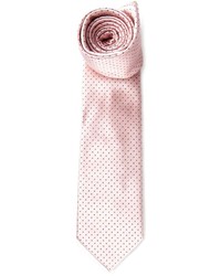 Cravatta a pois rosa di Brioni