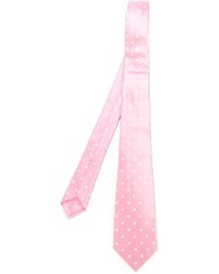 Cravatta a pois rosa di Kiton