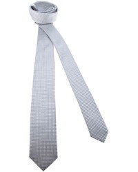 Cravatta a quadri grigia di Dolce & Gabbana