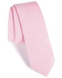 Cravatta a quadri rosa