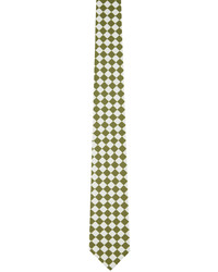 Cravatta a quadri verde oliva di CONNOR MCKNIGHT