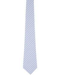 Cravatta a righe orizzontali azzurra di Sébline