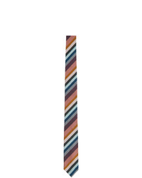 Cravatta a righe orizzontali multicolore di Paul Smith