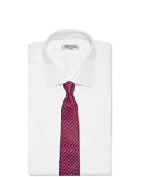Cravatta a righe orizzontali rossa di Charvet