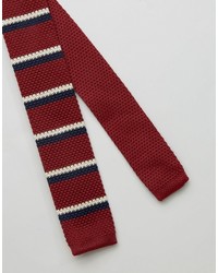 Cravatta a righe orizzontali rossa di Original Penguin
